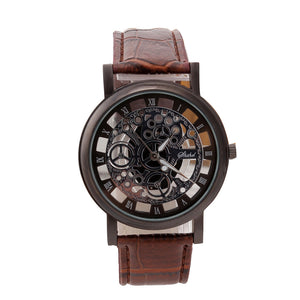 "Sleepy Hollowed Out" Men's Watch  - 4 Color Options