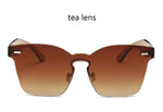 "Kolor Me Bad" Rimless Women's Sunglasses - 8 Color Options