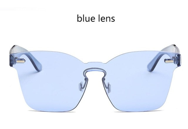 "Kolor Me Bad" Rimless Women's Sunglasses - 8 Color Options